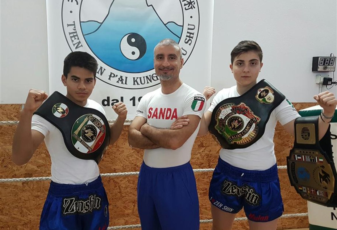 Alessia Coluccia e Lal Lisi al Campionato Mondiale di Kung Fu - Sanda