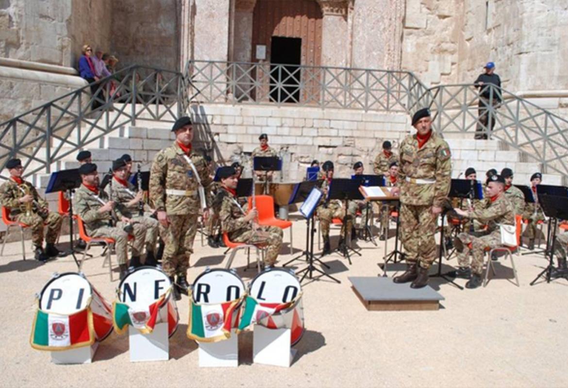 La banda della Brigata “Pinerolo” a Galatina