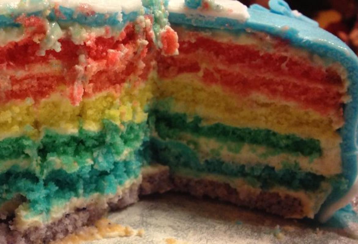 Rainbow Cake e Cupcakes