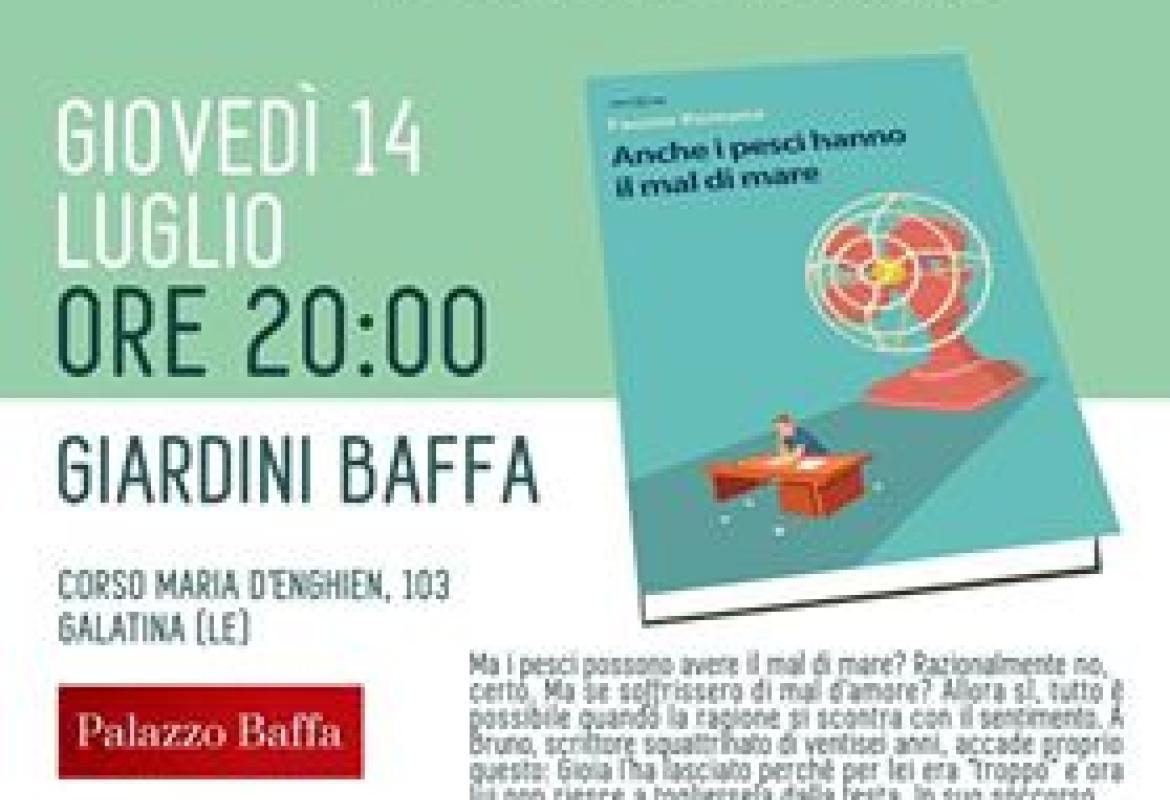 “Anche i pesci hanno il mal di mare” ai Giardini Baffa