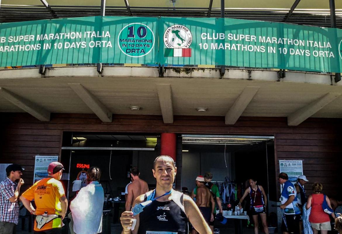 “10 Maratone in 10 giorni&quot;, Patrizio Palamà c'è