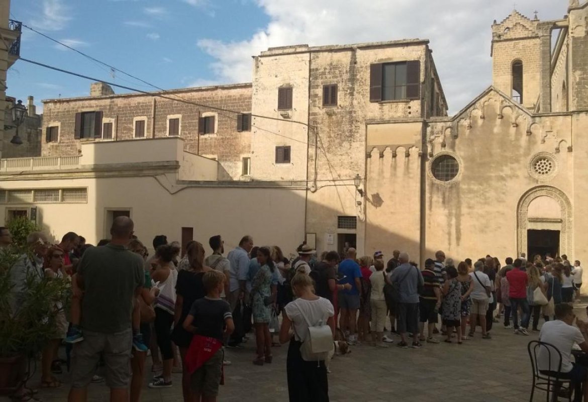 La Basilica assediata dai turisti