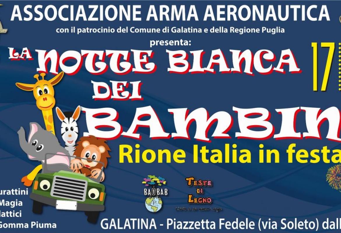 Al Rione Italia la notte bianca dei Bambini 
