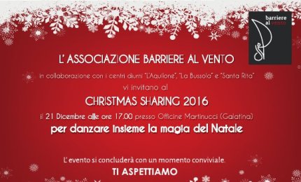 Christmas Sharing 2016 alle Officine Martinucci