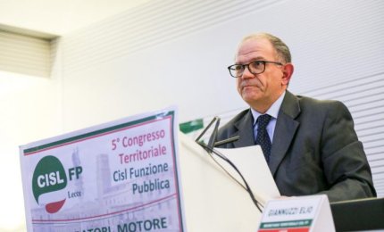 Giuseppe Melissano rieletto segretario della Cisl Funzione Pubblica provinciale