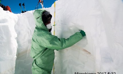 Polvere sahariana sulle Alpi dolomitiche 