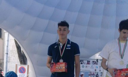 Diego Chirivì è vicecampione d'Italia sui 20 chilometri di marcia