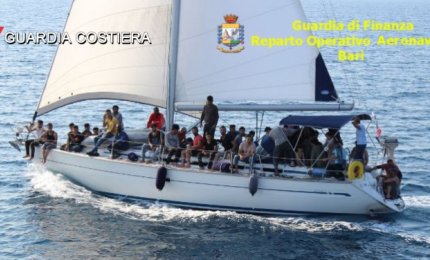 Salvati 70 migranti al largo di Torre Rinalda