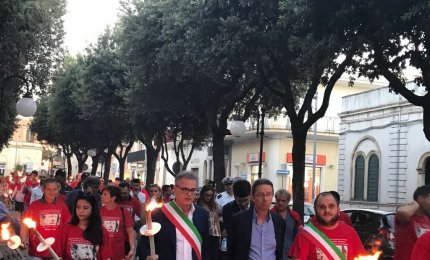 "Paolo Vive". Il sindaco di Galatina sceglie la fiaccolata in ricordo di Borsellino per la sua prima uscita ufficiale fuori città