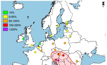 Aumentano le ondate di calore nelle capitali europee