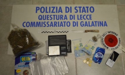 Detenzione di marijuana, in arresto un uomo di Galatina