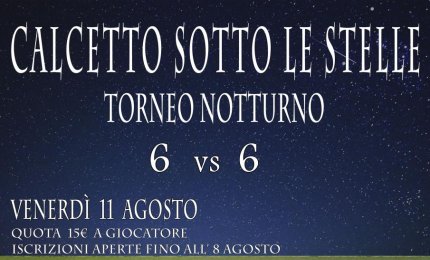 A Galatina un torneo di calcetto sotto le stelle