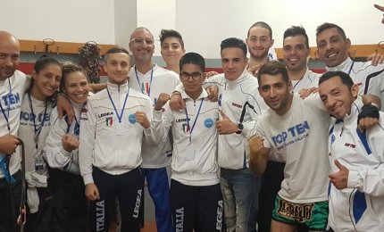 Lisi e Coluccia medaglie d'argento al Campionato Europeo WMO di Boxe Tailandese