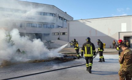 "Fenice 2017", all'incendio dello Scientifico risponde un'intera rete di Forze dell'Ordine