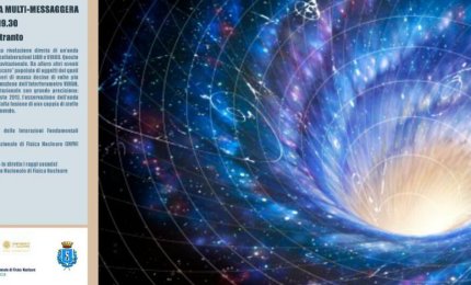 "Onde gravitazionali e astronomia multi-messaggera", ad Otranto