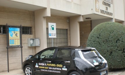 Melpignano comune virtuoso riceve una Nissan elettrica in prova