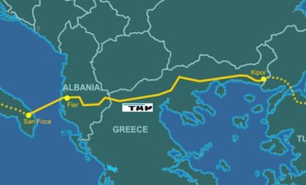 I 5 stelle in visita al cantiere Tap