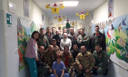 Le iniziative natalizie del 61° Stormo di Galatina dedicate ai bambini ammalati