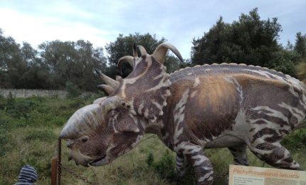 Dinosauri a Calimera e i bimbi sorridono