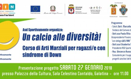 “Un calcio alle diversità – corso di arti marziali per soggetti con sindrome di Down”