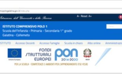L’Istituto Comprensivo Polo 1 di Galatina ha un nuovo sito web