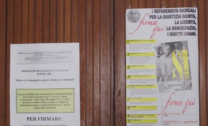 Anche a Galatina si firma per i referendum sulla giustizia