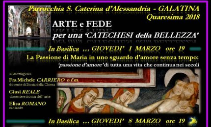 Nella Basilica di Santa Caterina d'Alessandria la "catechesi della bellezza"