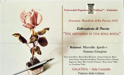 "Noi abitammo in una rosa rossa"