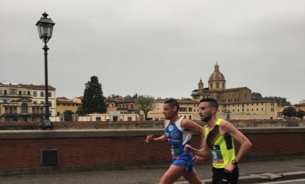 Gianluca Tundo secondo degli italiani alla mezza maratona di Firenze