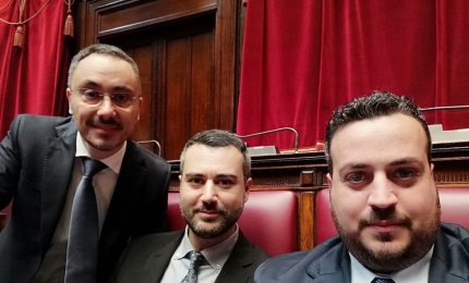 Parlamentari del M5S in visita al cantiere TAP