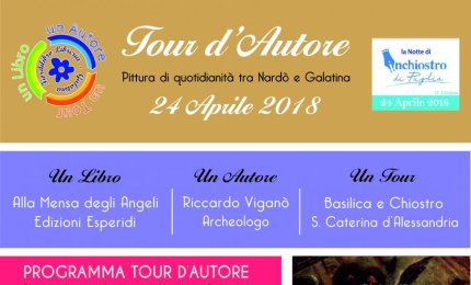 "Il Tour d’Autore. Un Libro – un Autore – un Tour" fa tappa a Galatina con "La mensa degli angeli"