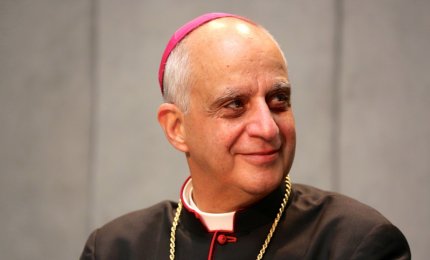 Monsignor Rino Fisichella al 'Da Vinci' di Maglie
