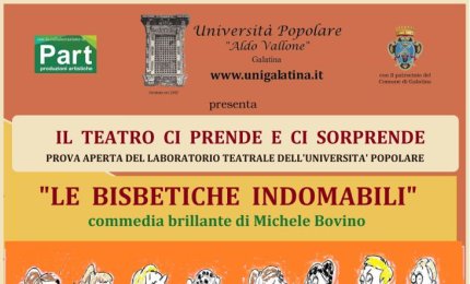 Con "Le bisbetiche indomabili" l'Università Popolare chiude l'anno accademico