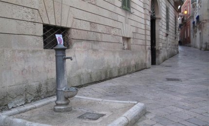 Otto ore senz'acqua nel centro di Galatina