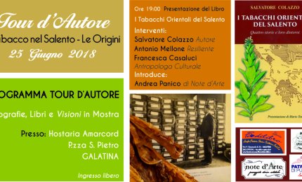 “I Tabacchi Orientali del Salento- Quattro storie e loro dintorni” 
