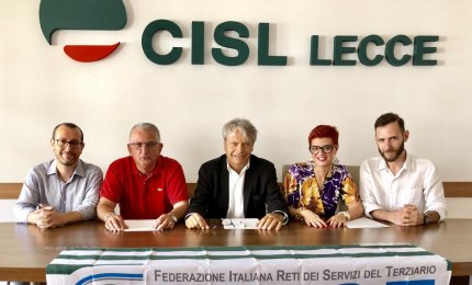 Giuseppe Colella segretario provinciale dei bancari Cisl di Lecce