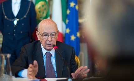 Giorgio Napolitano è il 'nuovo' Presidente della Repubblica