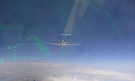 Aereo francese perde il contatto radio, intercettato da due caccia partiti da Gioia del Colle