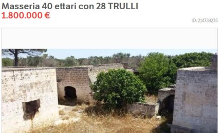 In vendita a Gallipoli un intero villaggio di trulli