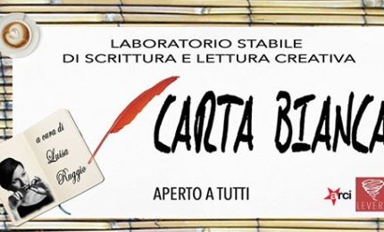 “Carta bianca”, laboratorio di scrittura con Luisa Ruggio