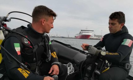 I palombari della Marina recuperano in 99 giorni 2219 ordigni bellici