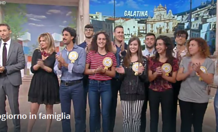 Galatina trionfa a "Mezzogiorno in famiglia"