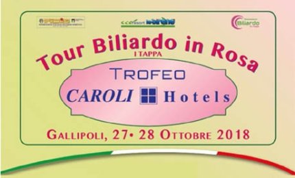 A Gallipoli la prima tappa del “Tour Biliardo in Rosa”