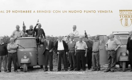 La Cantina Vecchia Torre apre un punto vendita a Brindisi