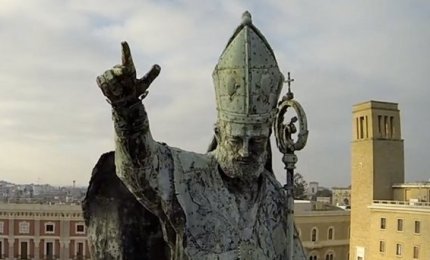 La statua di Sant'Oronzo sarà restaurata al coperto