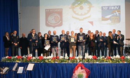 La cerimonia di consegna del 'Premio Lauretano'