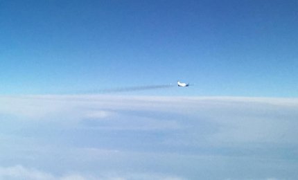 Aereo australiano perde il contatto radio e viene intercettato da due caccia italiani