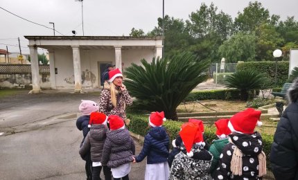 Bimbi di via Teano in visita alla Casa Galluccio