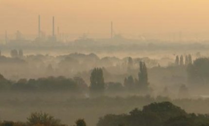 Particolato atmosferico nocivo a causa dei batteri