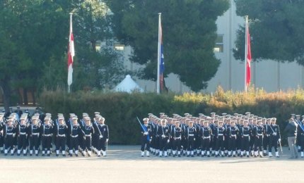 Vito D’Elia al comando della Scuola Sottufficiali della Marina Militare di Taranto